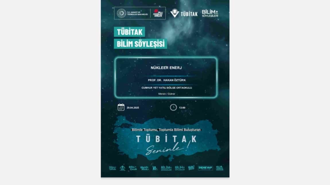 Tübitak Bilim Söyleşisi